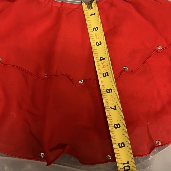 Zuliana Bedazzled Double Ruffle Sarong Size Small New With Tags - Picture 5 of 5